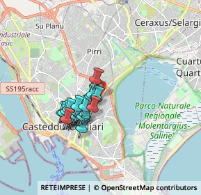 Mappa Via Pacioli, 09129 Cagliari CA, Italia (1.482)