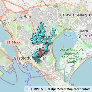 Mappa Via Pacioli, 09129 Cagliari CA, Italia (1.223)