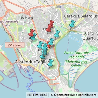 Mappa Via Pacioli, 09129 Cagliari CA, Italia (1.38615)