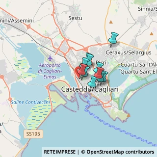 Mappa Viale dei Giornalisti, 09122 Cagliari CA, Italia (1.93727)