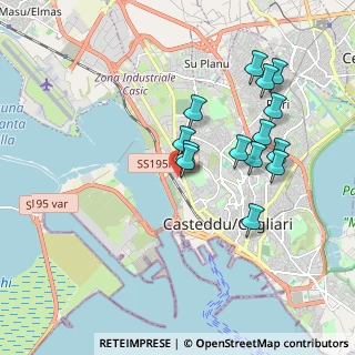 Mappa Viale dei Giornalisti, 09122 Cagliari CA, Italia (1.95429)