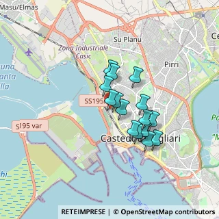 Mappa Via Mario de Sotgiu, 09122 Cagliari CA, Italia (1.37333)