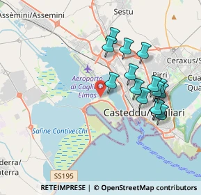 Mappa Località Sa Illetta, 09123 Cagliari CA, Italia (3.91267)