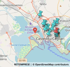 Mappa Località Sa Illetta, 09123 Cagliari CA, Italia (4.025)