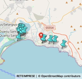 Mappa Via Planargia, 09045 Quartu Sant'Elena CA, Italia (3.824)