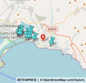 Mappa Via Planargia, 09045 Quartu Sant'Elena CA, Italia (3.88917)