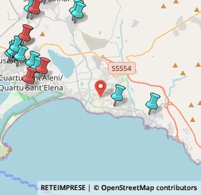 Mappa Via Planargia, 09045 Quartu Sant'Elena CA, Italia (7.37)
