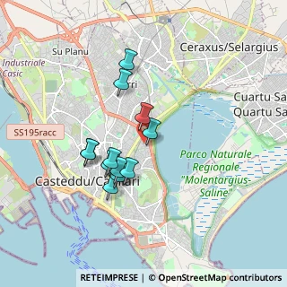 Mappa Via San Marino, 09129 Cagliari CA, Italia (1.61417)