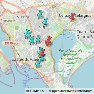 Mappa Via San Marino, 09129 Cagliari CA, Italia (1.87083)