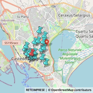 Mappa Via San Marino, 09129 Cagliari CA, Italia (1.7505)