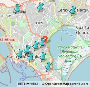 Mappa Via San Marino, 09129 Cagliari CA, Italia (2.42)