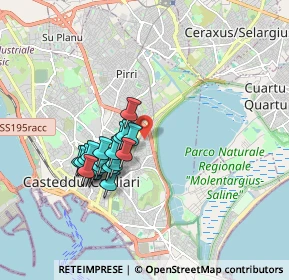 Mappa Via San Marino, 09129 Cagliari CA, Italia (1.6765)