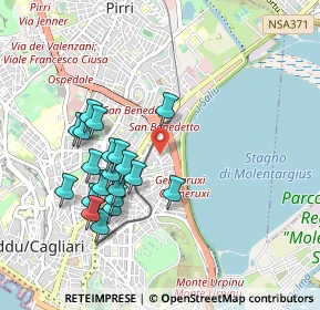 Mappa Via San Marino, 09129 Cagliari CA, Italia (0.9985)