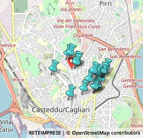Mappa Via Piemonte, 09121 Cagliari CA, Italia (0.706)