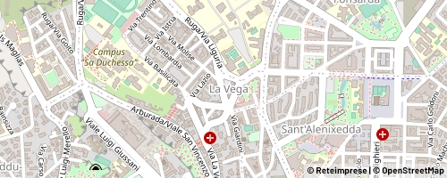 Mappa Cagliari