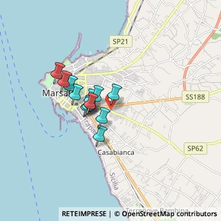 Mappa Via Istria, 91025 Marsala TP, Italia (1.37077)