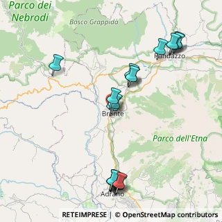 Mappa Via Martiri di via Fani 61 e, 95034 Bronte CT, Italia (10.6685)