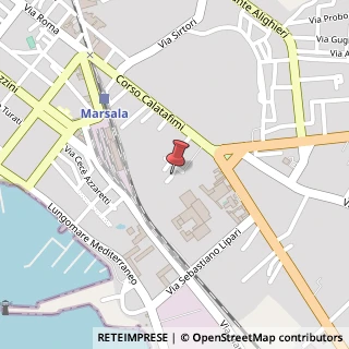 Mappa Via Isolato degli Orti, 21, 91025 Marsala, Trapani (Sicilia)