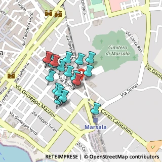 Mappa Via Selinunte, 91025 Marsala TP, Italia (0.187)