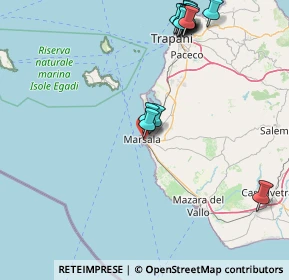 Mappa Via Selinunte, 91025 Marsala TP, Italia (22.10667)