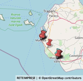 Mappa Via Selinunte, 91025 Marsala TP, Italia (11.02)