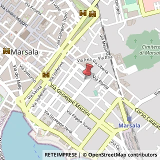Mappa Via dello Sbarco, 16, 91025 Marsala, Trapani (Sicilia)
