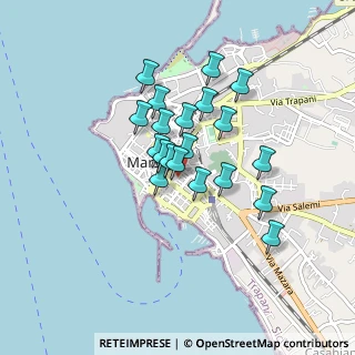 Mappa Via Camillo Benso Conte di Cavour, 91025 Marsala TP, Italia (0.726)