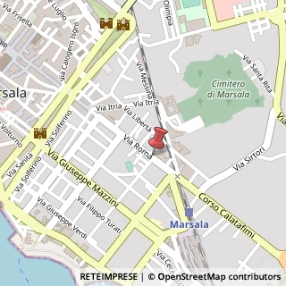Mappa Via Roma, 183, 91025 Marsala, Trapani (Sicilia)