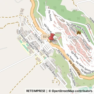 Mappa Via Nazionale, 64, 90024 Gangi, Palermo (Sicilia)