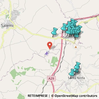 Mappa Strada Comunale Salemi - Santa Ninfa, 91029 Santa Ninfa TP, Italia (2.696)