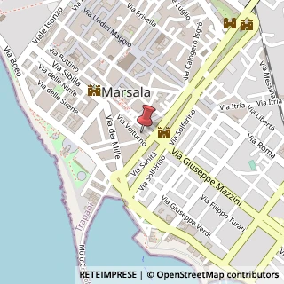 Mappa Piazza del Popolo,  27, 91025 Marsala, Trapani (Sicilia)