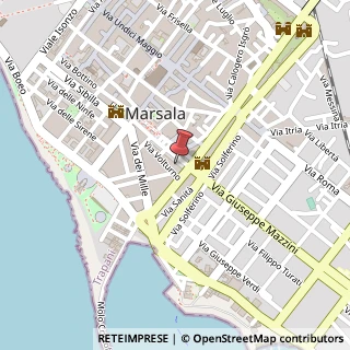 Mappa Piazza del Popolo,  26, 91025 Marsala, Trapani (Sicilia)