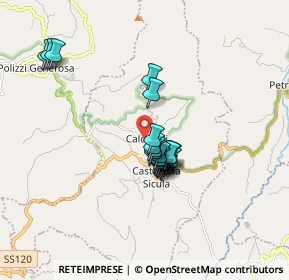 Mappa Via Lombardia, 90020 Castellana Sicula PA, Italia (1.451)