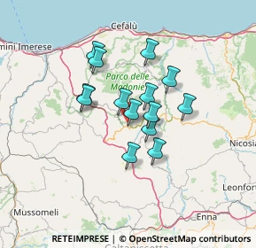 Mappa Via Lombardia, 90020 Castellana Sicula PA, Italia (10.95214)