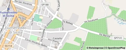 Mappa Fiumefreddo di Sicilia