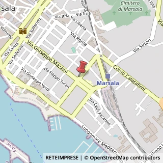 Mappa Piazza Francesco Pizzo, 2, 91025 Marsala, Trapani (Sicilia)