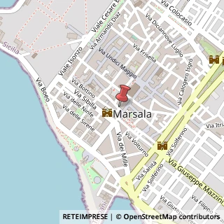 Mappa Piazza dell'Addolorata, 1, 91025 Marsala, Trapani (Sicilia)