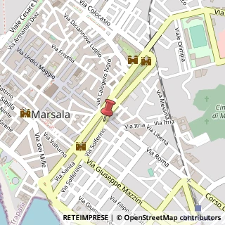 Mappa Via Stefano Bilardello, 11, 91025 Marsala, Trapani (Sicilia)