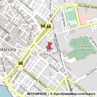 Mappa Via Libertà, 13, 91025 Marsala, Trapani (Sicilia)