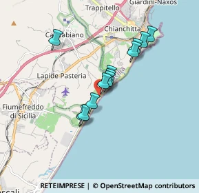 Mappa Lungomare Cottone, 95011 Calatabiano CT, Italia (1.4825)