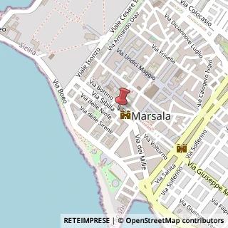 Mappa Via Sibilla, 30, 91025 Marsala, Trapani (Sicilia)