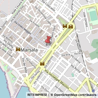 Mappa Via XI Maggio, 156, 91025 Marsala, Trapani (Sicilia)
