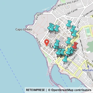 Mappa Via delle Sirene, 91025 Marsala TP, Italia (0.512)