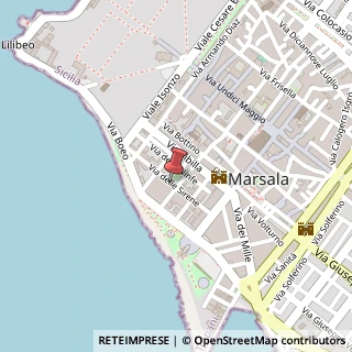 Mappa Via delle Sirene, 13, 91025 Marsala, Trapani (Sicilia)