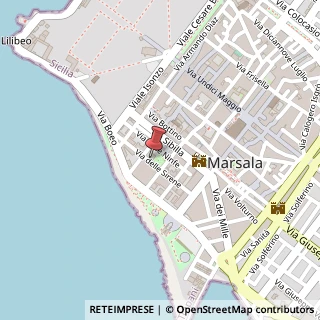 Mappa Via delle Sirene, 8, 91025 Marsala, Trapani (Sicilia)