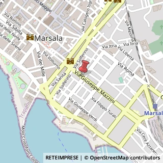 Mappa Via nuccio mario 56, 91025 Marsala, Trapani (Sicilia)