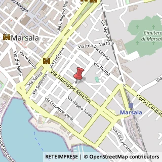 Mappa Via dello Sbarco, 55, 91025 Marsala, Trapani (Sicilia)
