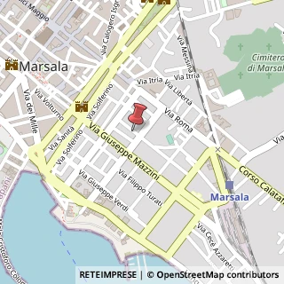 Mappa Via Cavour, 20, 91025 Marsala, Trapani (Sicilia)