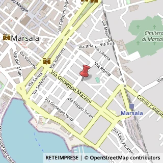 Mappa Via San Giovanni Bosco, 12, 91025 Marsala, Trapani (Sicilia)