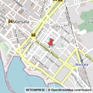 Mappa Via dello Sbarco, 62, 91025 Marsala, Trapani (Sicilia)
